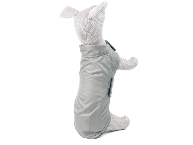 Vsepropejska Icy zimní bunda pro psa s reflexními prvky Barva: Šedá, Délka zad (cm): 34, Obvod hrudníku: 38 - 58 cm