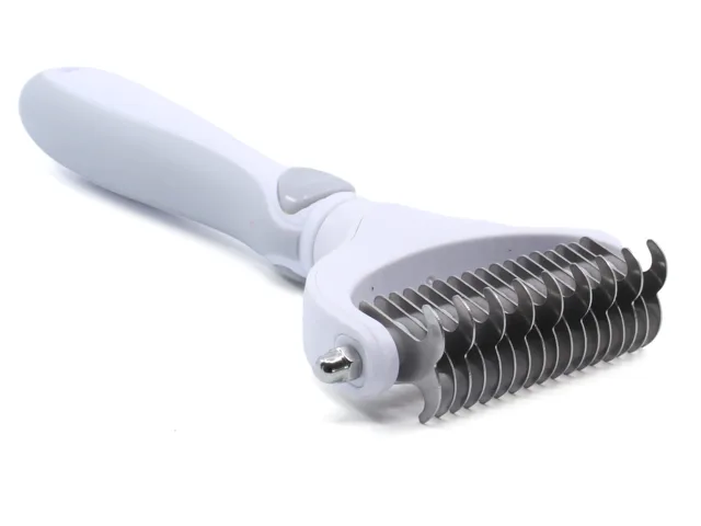 Vsepropejska Lincoln trimovací hřeben pro psa | 19 cm Barva: Šedá