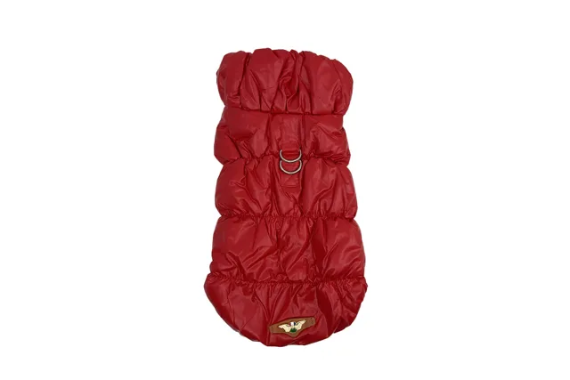 Vsepropejska Magie zimní bunda pro psa Barva: Červená, Délka zad (cm): 44, Obvod hrudníku: 61 - 65 cm