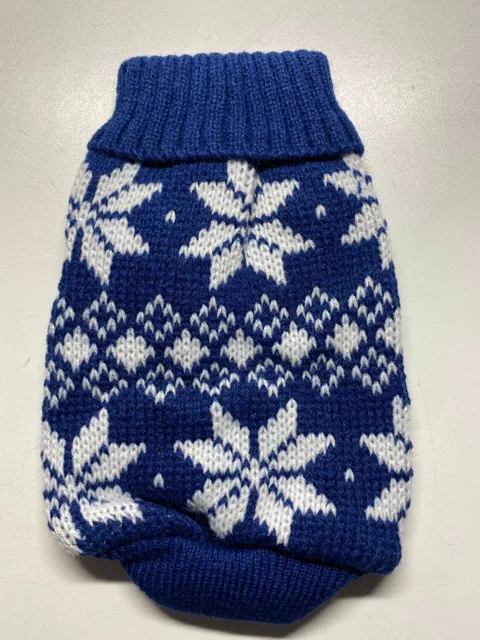 Vsepropejska Mayla svetr pro psa Barva: Modrá, Délka zad (cm): 24, Obvod hrudníku: 28 - 40 cm