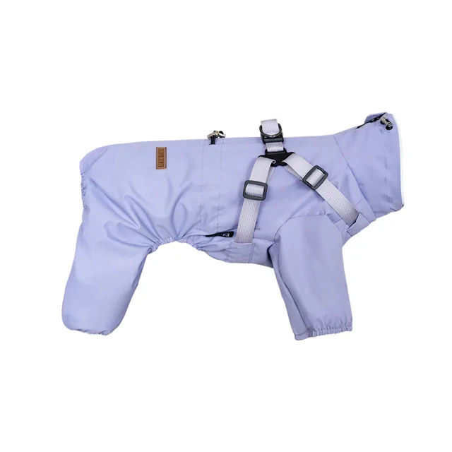 Vsepropejska Nelly pláštěnka do deště - nepromokavá kombinéza Barva: Fialová, Délka zad (cm): 46, Obvod hrudníku: 56 - 64 cm