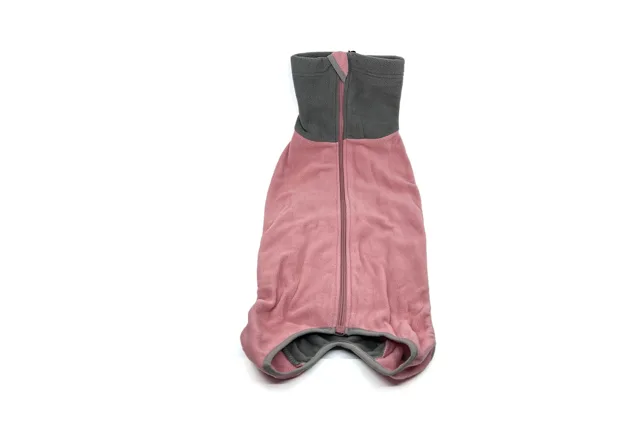 Vsepropejska Novak fleecová mikina pro psa na ZIP Barva: Růžová, Délka zad (cm): 70, Obvod hrudníku: 100 - 108 cm