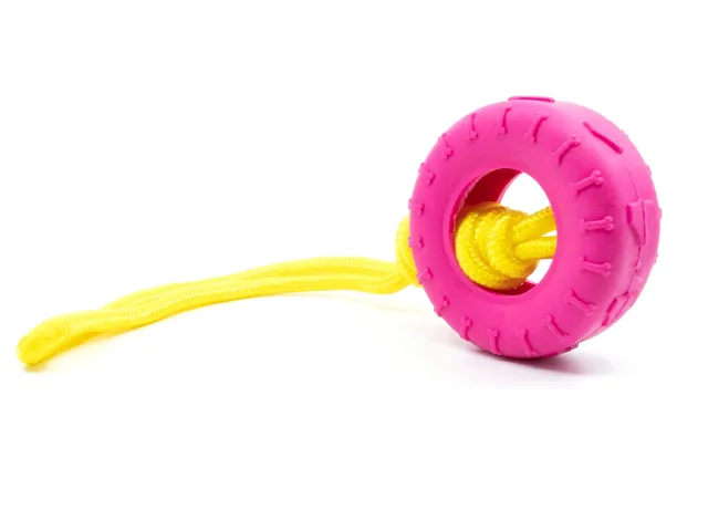 Vsepropejska Nysa přetahovadlo pro psy | 36 cm Barva: Růžová