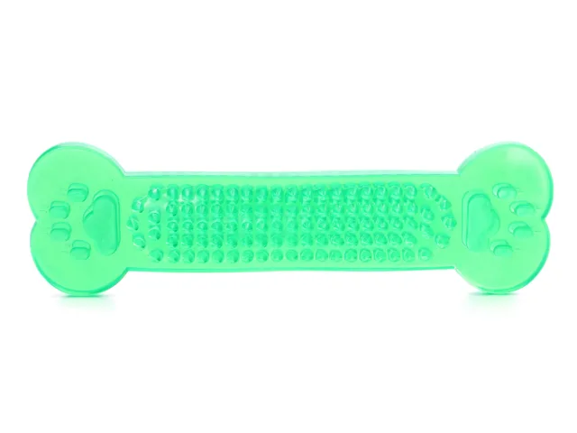 Vsepropejska Otis gumová kost pro psa | 15 cm Barva: Zelená