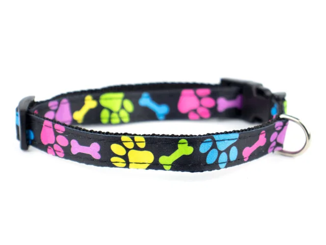 Vsepropejska Paw obojek pro psa  | 29 - 47 cm Barva: Černá