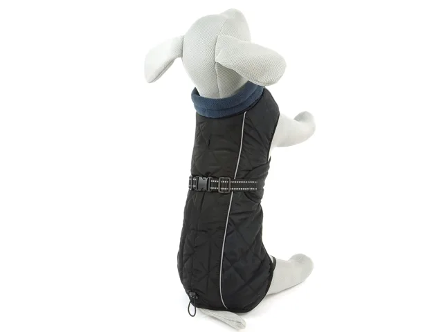 Vsepropejska Pet&Posh outdoorová bunda pro psa Barva: Černá, Délka zad (cm): 64, Obvod hrudníku: 54 - 68 cm