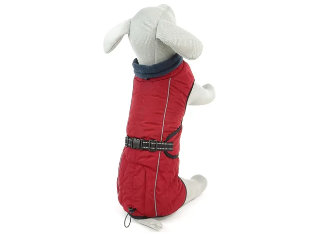 Vsepropejska Pet&Posh outdoorová bunda pro psa Barva: Červená, Délka zad (cm): 55, Obvod hrudníku: 54 - 68 cm