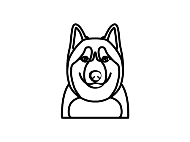 Vsepropejska Psí dekorace na zeď Plemeno: Husky