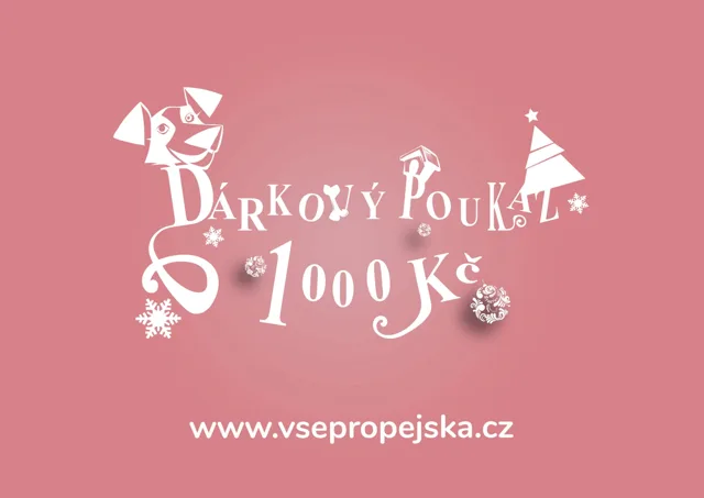 Vsepropejska Růžový dárkový poukaz (elektronický) Typ: 1000 Kč