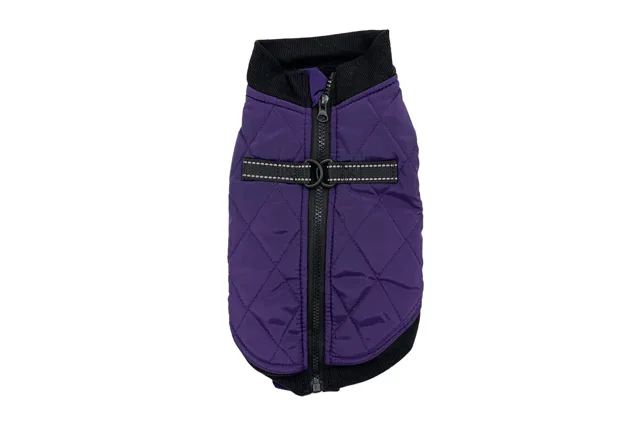 Vsepropejska Shield zimní bunda pro psa na ZIP Barva: Fialová, Délka zad (cm): 36, Obvod hrudníku: 40 - 44 cm