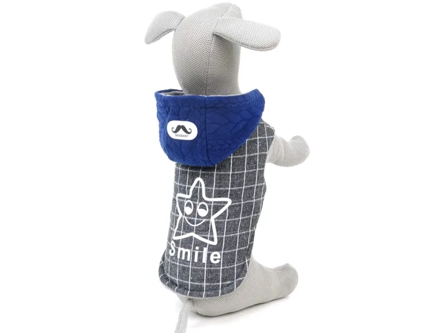 Vsepropejska Smile zimní bunda pro psa Barva: Šedá, Délka zad (cm): 41, Obvod hrudníku: 46 - 56 cm