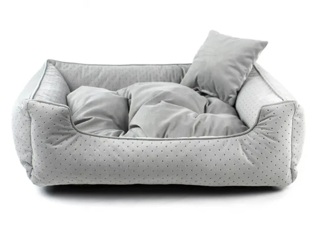 Vsepropejska Snug elegantní pelech pro psa Barva: Světle-šedá, Rozměr (cm): 70 x 55