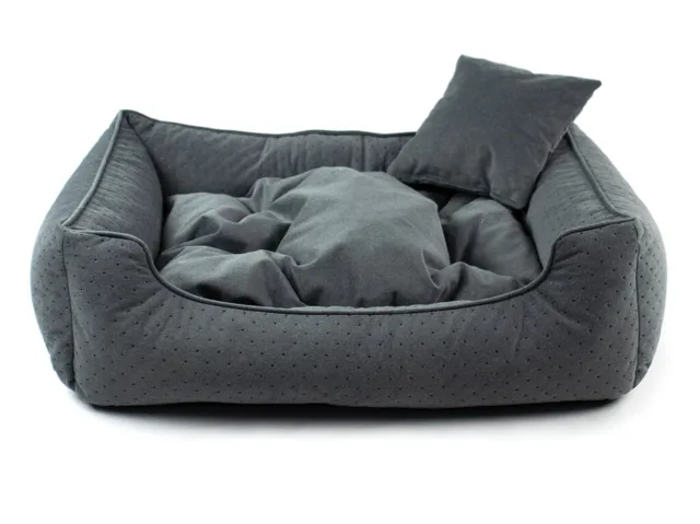 Vsepropejska Snug elegantní pelech pro psa Barva: Tmavě-šedá, Rozměr (cm): 70 x 55