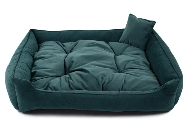 Vsepropejska Snug tmavě zelený pelech pro psa Barva: Tmavě zelená, Rozměr (cm): 130 x 110