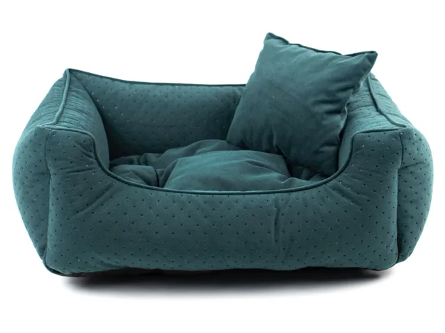 Vsepropejska Snug tmavě zelený pelech pro psa Barva: Tmavě zelená, Rozměr (cm): 55 x 45