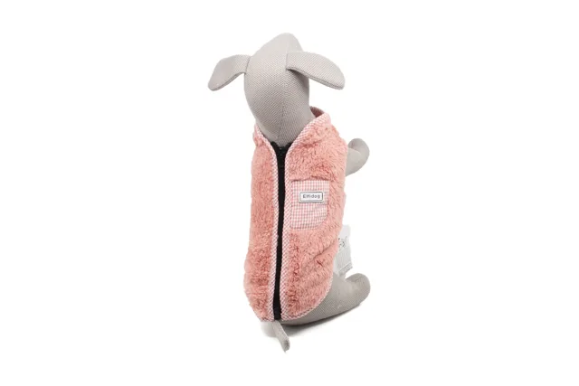 Vsepropejska Softie fleecová mikina pro psa na ZIP Barva: Růžová, Délka zad (cm): 34-35, Obvod hrudníku: 46 - 58 cm