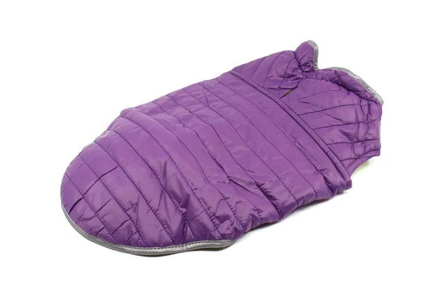 Vsepropejska Sonda oboustranný obleček pro psa Barva: Fialovo-zelená, Délka zad (cm): 30, Obvod hrudníku: 35 - 52 cm