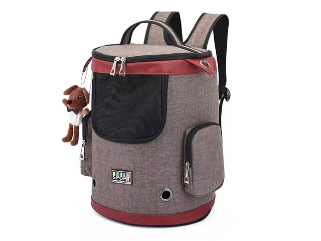 Vsepropejska Sport batoh pro psa | do 6 Kg Barva: Hnědá