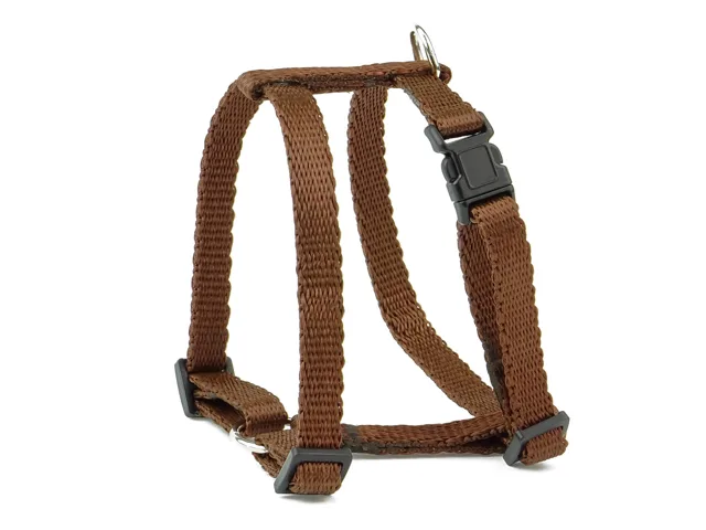 Vsepropejska Standard postroj pro psa | 22 – 63 cm Barva: Hnědá, Obvod hrudníku: 22 - 35 cm