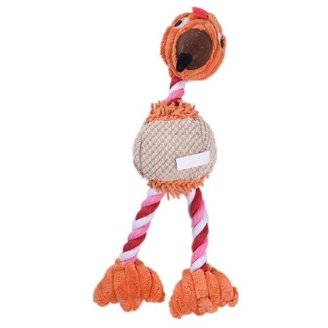 Vsepropejska Sup plyšová hračka pro psa | 22 cm Barva: Oranžová