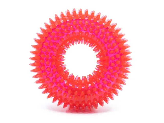 Vsepropejska Tracy gumový kruh pro psa | 12 cm Barva: Červená