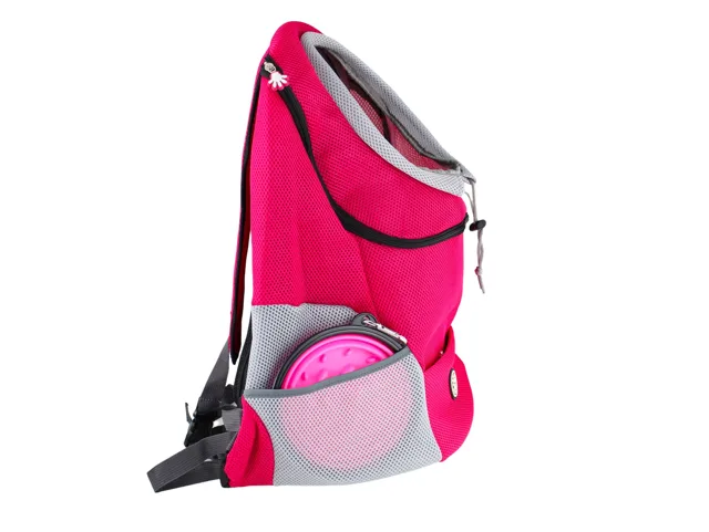 Vsepropejska Trend batoh pro psa | do 10 Kg Barva: Růžová, Dle váhy psa: 3 - 6 kg