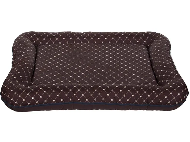 Vsepropejska Washable hnědá matrace pro psa s tlapkami na ZIP Barva: Hnědá, Rozměr (cm): 85 x 75