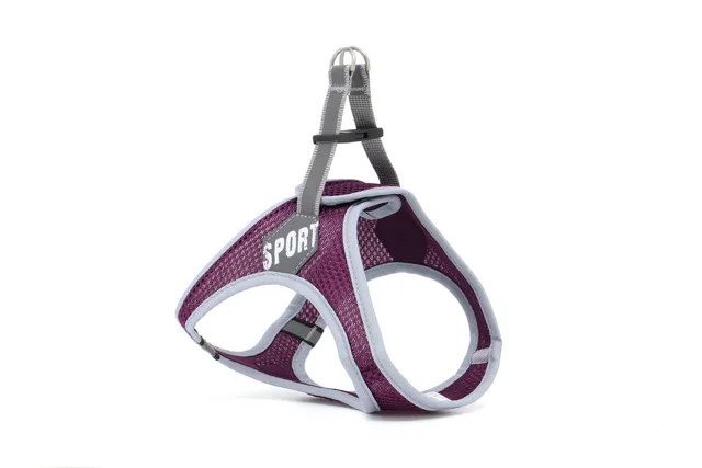 Vsepropejska Zulu reflexní kšíry pro psa | 31 – 50 cm Barva: Fialová, Obvod hrudníku: 31 - 34 cm