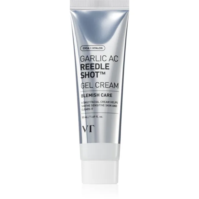 VT Cosmetics Garlic AC Reedle Shot Gel Cream lehký gelový krém proti nedokonalostem aknózní pleti 50 ml
