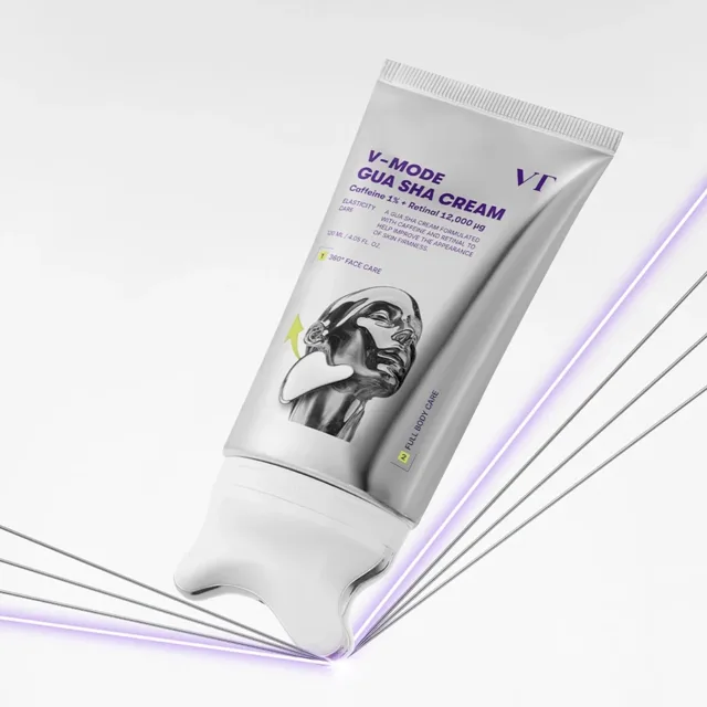 VT - V-Mode Gua Sha Cream - Liftingový krém pro masáž obličeje a Gua Sha - 50 ml