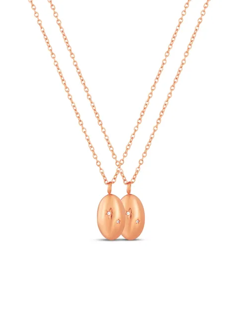 Vuch Set párových náhrdelníků Auremi Rose Gold (2 náhrdelníky)