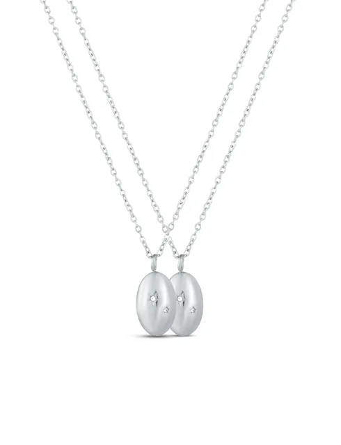 Vuch Set párových náhrdelníků Auremi Silver (2 náhrdelníky)