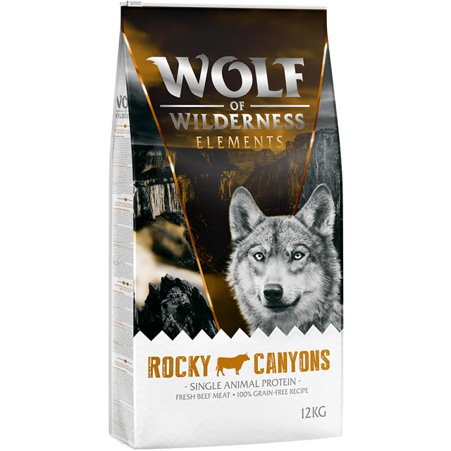 Výhodná balení Wolf of Wilderness Elements - Rocky Canyons s hovězím