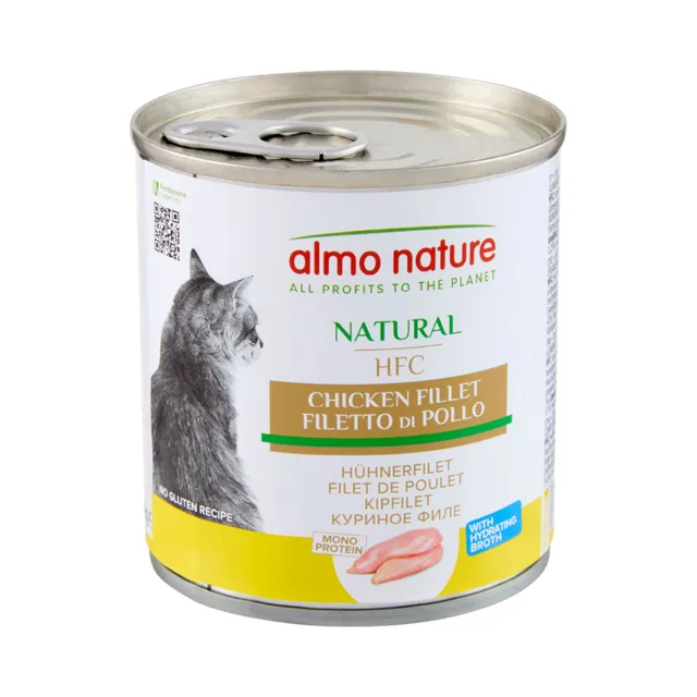 Výhodné balení Almo Nature HFC Natural 24 x 280 g - Kuřecí plátky