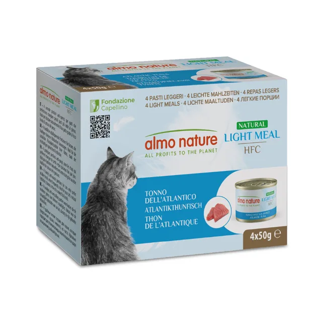Výhodné balení Almo Nature HFC Natural Light 12 x 50 g - atlantský tuňák