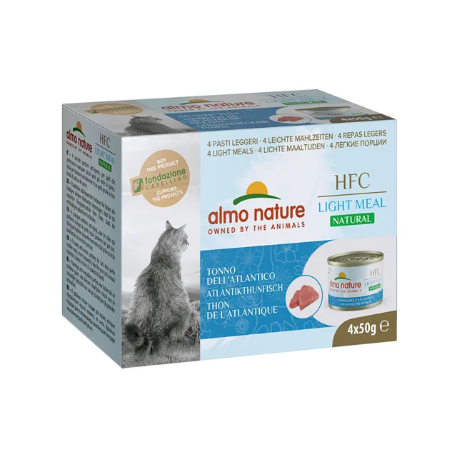 Výhodné balení Almo Nature HFC Natural Light 12 x 50 g - kuřecí filet