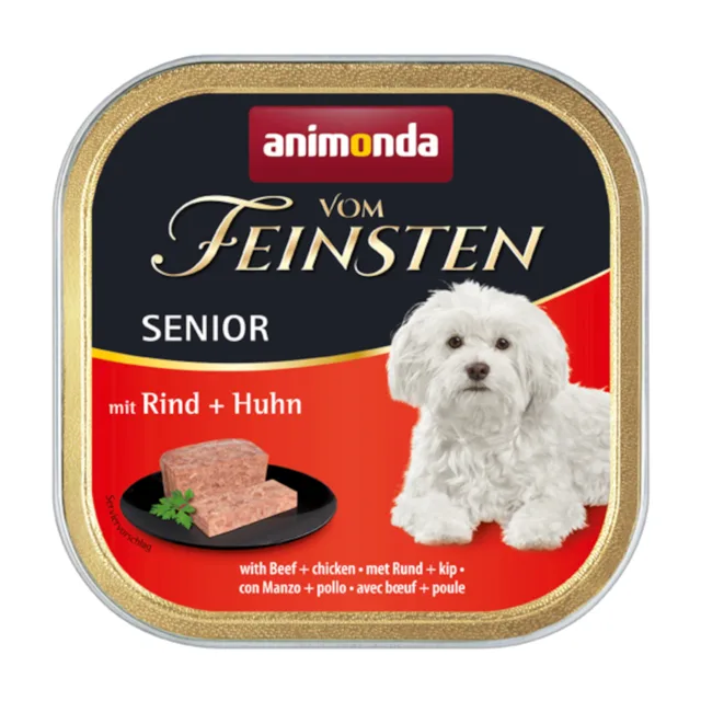 Výhodné balení animonda Vom Feinsten 48 x 150 g - Adult bez obilovin: krůtí a šunka