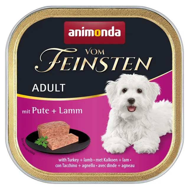 Výhodné balení animonda Vom Feinsten Adult 24 x 150 g - krůtí a jehněčí