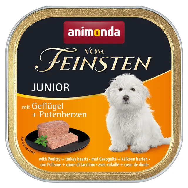 Výhodné balení animonda vom Feinsten Junior, 24 x 150 g - krůtí a jehněčí