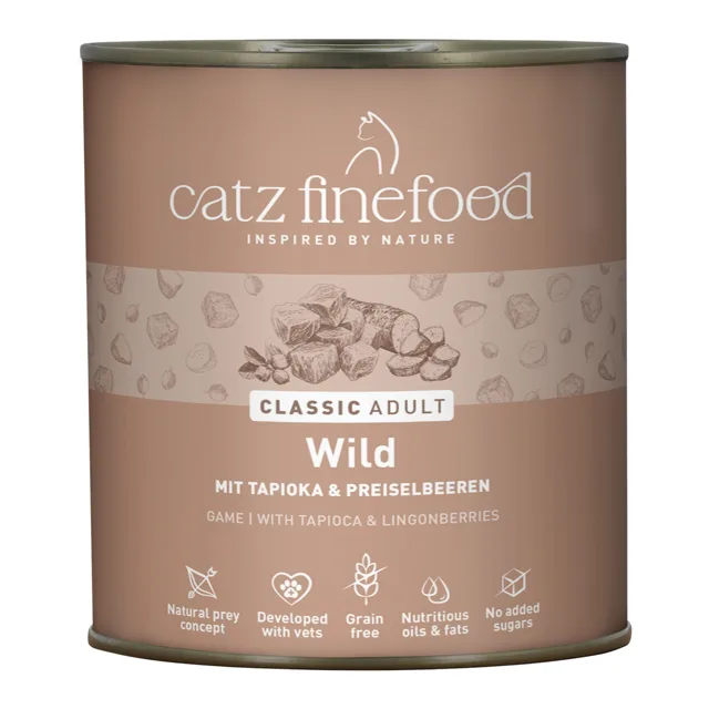 Výhodné balení catz finefood 12 x 800 g - zvěřina