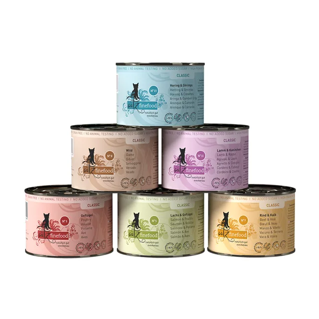 Výhodné balení catz finefood 24 x 200 g - drůbeží