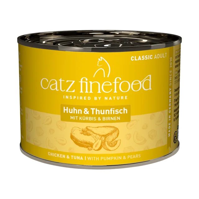 Výhodné balení catz finefood 24 x 200 g - kuře a tuňák