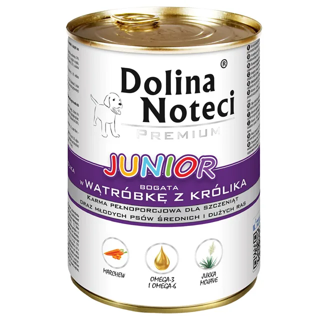 Výhodné balení Dolina Noteci Premium Junior 48 x 400 g - jehněčí
