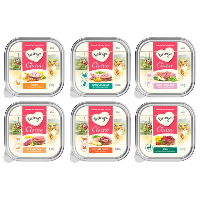 Výhodné balení Feringa mističky 12 x 100 g - Mix balení II (6 druhů)
