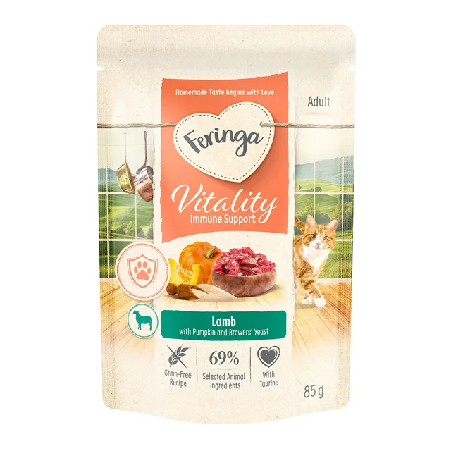 Výhodné balení Feringa Vitality Immune - Immune jehněčí 12 ks (12 x 200 g)
