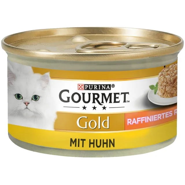 Výhodné balení Gourmet Gold Raffiniertes Ragout konzervy 4 x 12 ks (48 x 85 g) - Hovězí