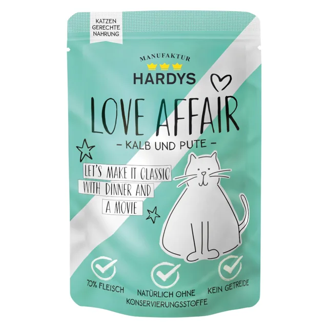 Výhodné balení - Hardys LOVE AFFAIR 24 x 100 g - Kuřecí a husí