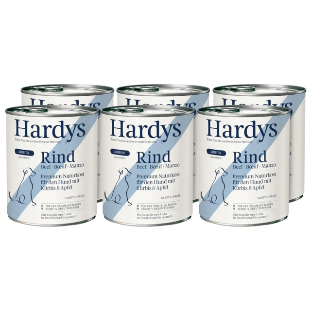 Výhodné balení: Hardys Sensitive 24 x 800 g - Hovězí