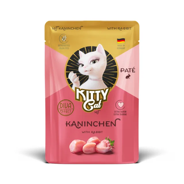 Výhodné balení KITTY Cat Paté 24 x 85 g - králík