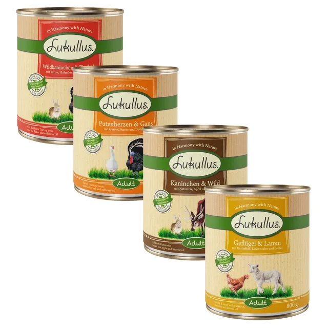 Výhodné balení Lukullus 24 x 800 g - Míchané balení 1